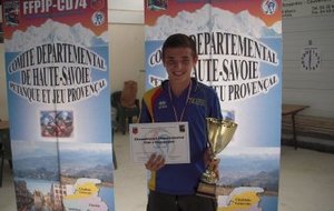 Lucas Graziano Champion départ. 2014  T/T junior