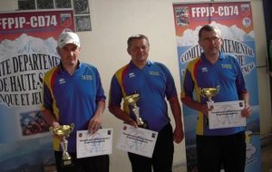 Laurent, Bruno & Pascal sous-champions TPromo 2015 à St-Félix