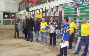 Fin de la compétition, notre président dans son rôle.