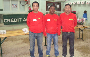 9è Madagascar: 
RAZAFINDRABE J-Luc, 
MANDIMBY Allain, 
EMILE Patrick.