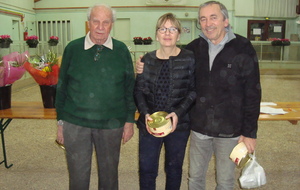 1er: Charly Beroujon, Sylvie Bocquet, Claude Azéma.