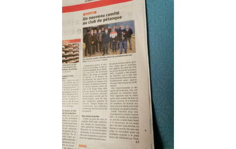 ARTICLE DAUPHINÉ LIBÉRÉ DU 2 FEVRIER 2021