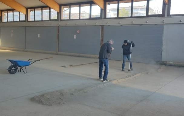 PREPARATION DU BOULODROME POUR LA REPRISE